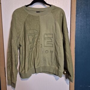P.E Nation Olive Crewneck Sweater
